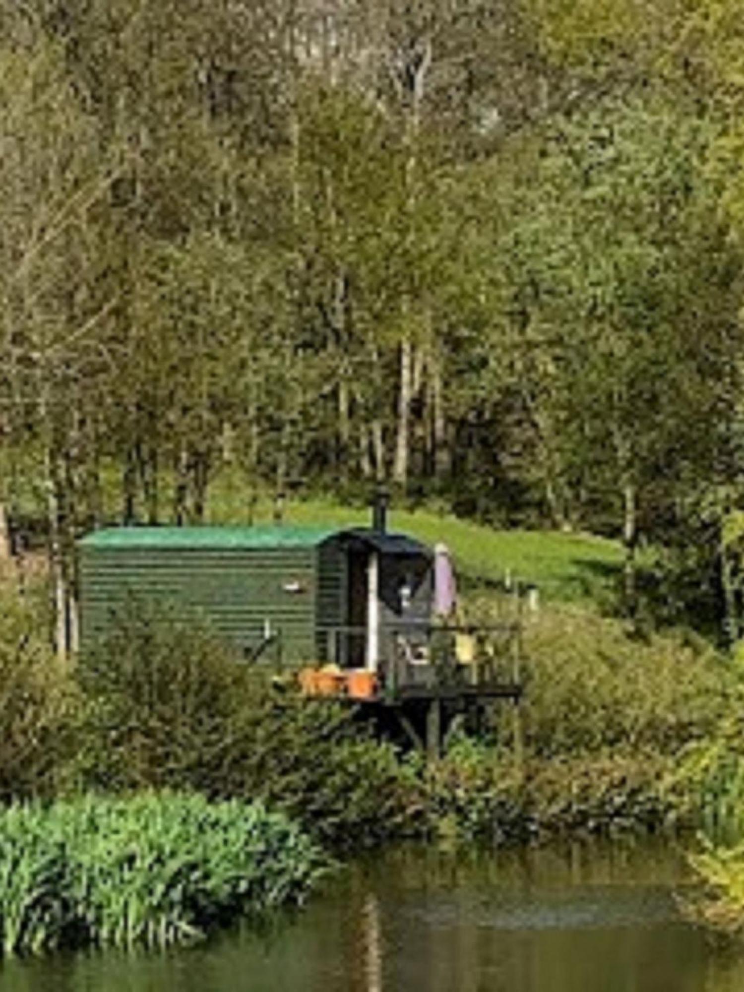 Snug & Secluded Lakeside Shepherds Hut 'Carp' Акфілд Екстер'єр фото
